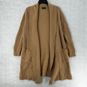 Polo Ralph Lauren Cardigan Sweater Womens SP Long Pockets Cashmere Merino Wool‎